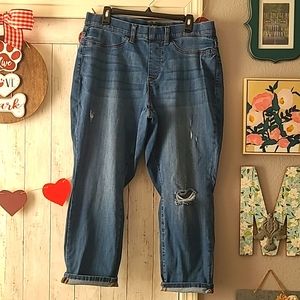 Judy Blue Boyfriend Fit Pull-On Jeans